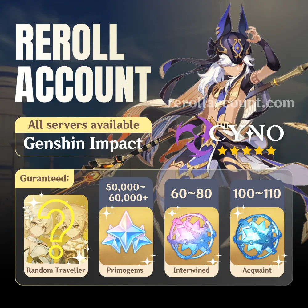 Cyno Genshin Account: Cyno with 48,000+ Primogems
