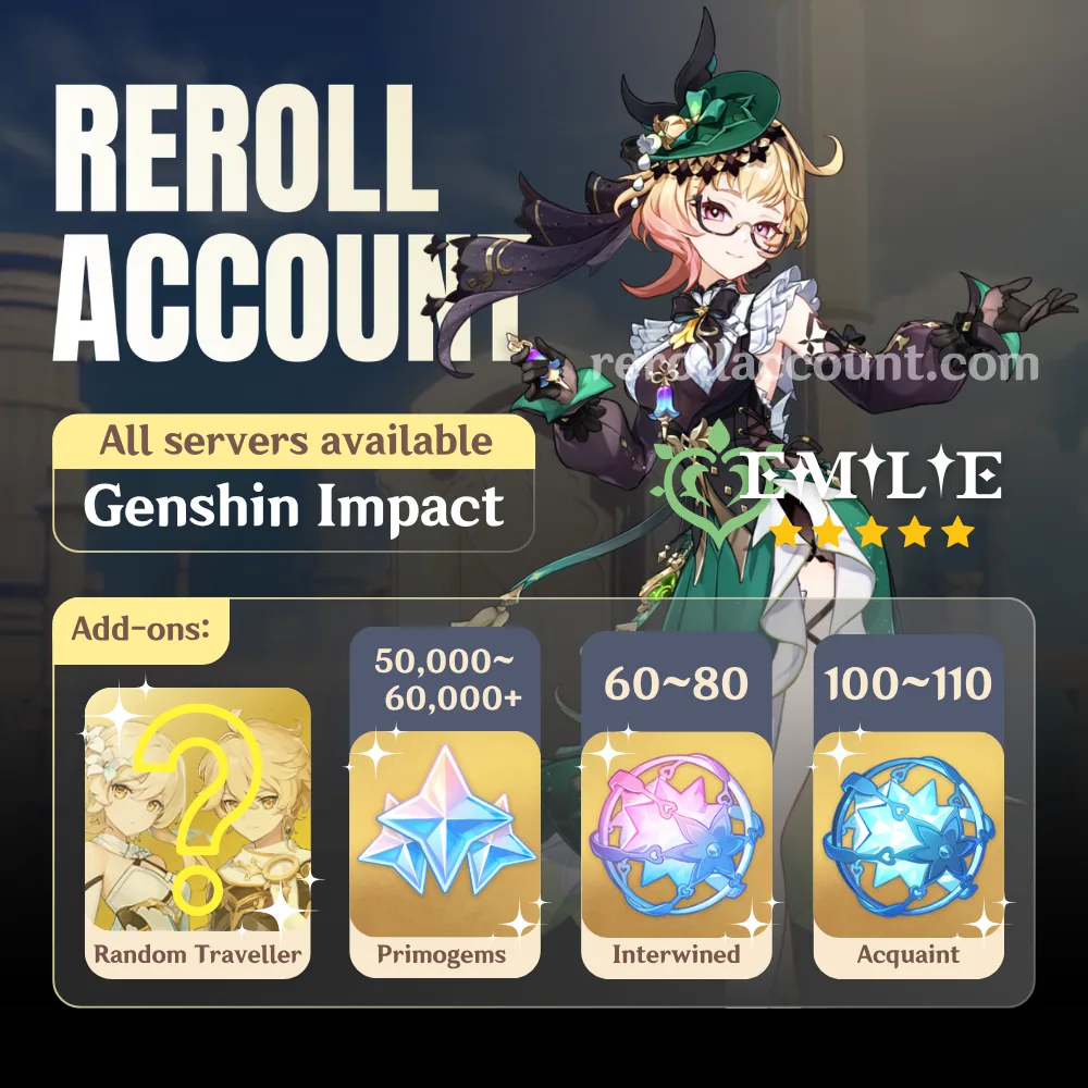 Emilie Genshin Account: Emilie with 48,000+ Primogems