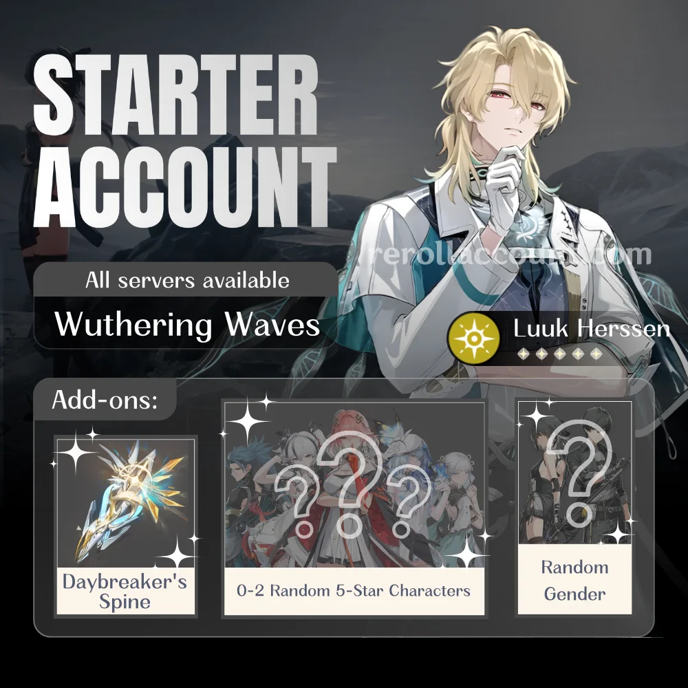 Luuk Herssen WuWa Starter Account