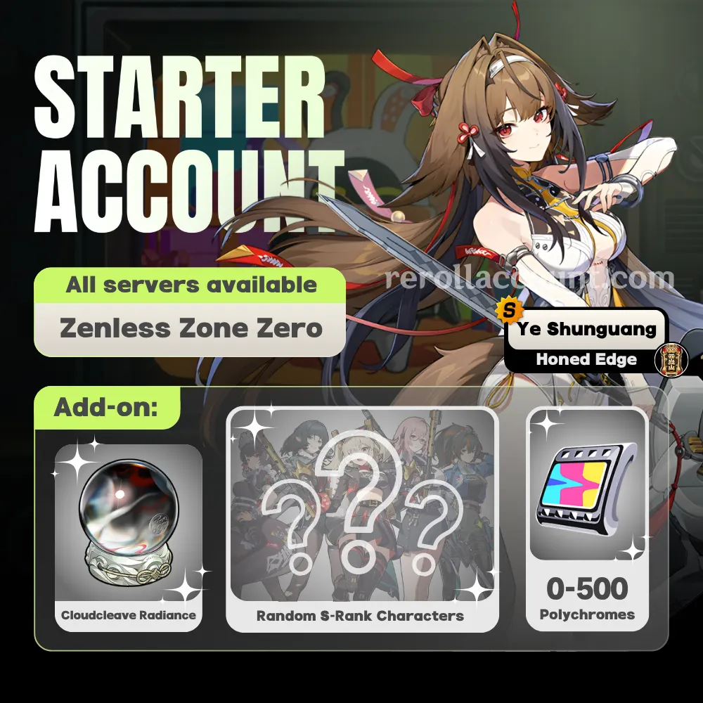 Ye Shunguang Zenless Zone Zero Starter Account