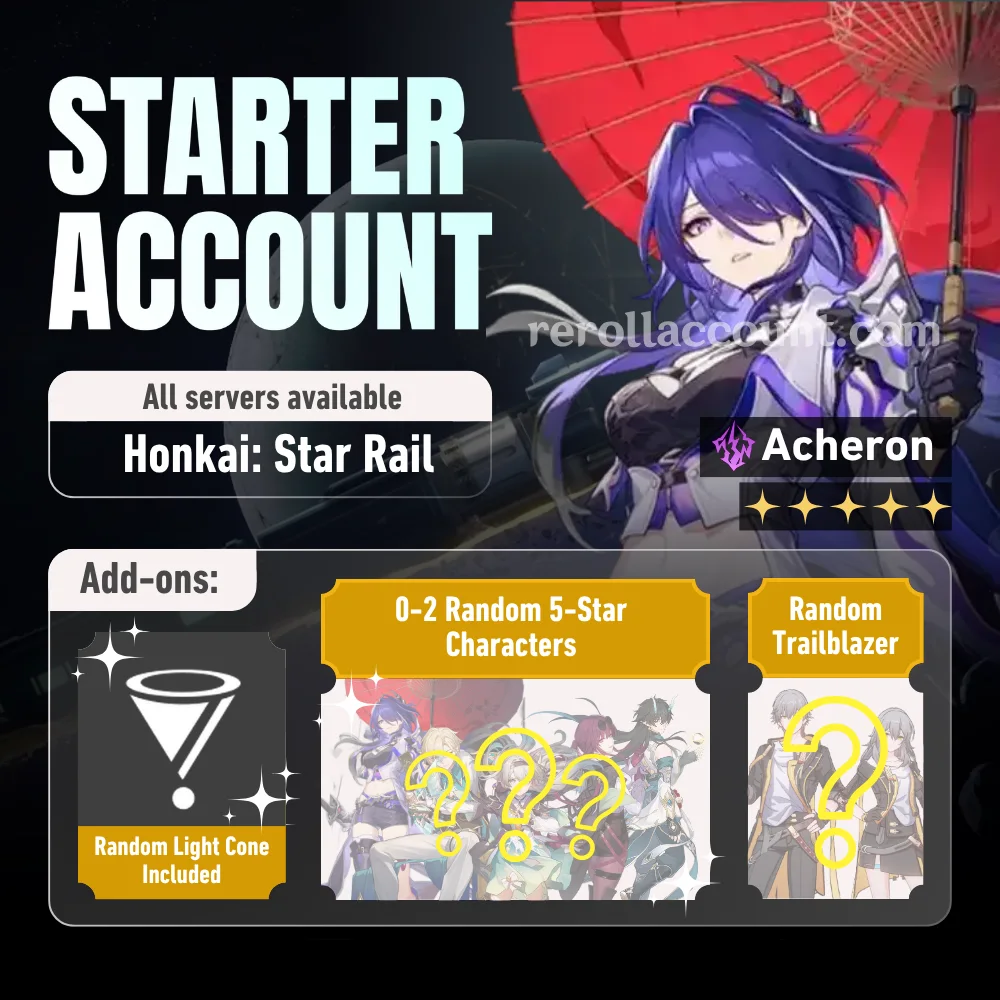 Acheron HSR Starter Account