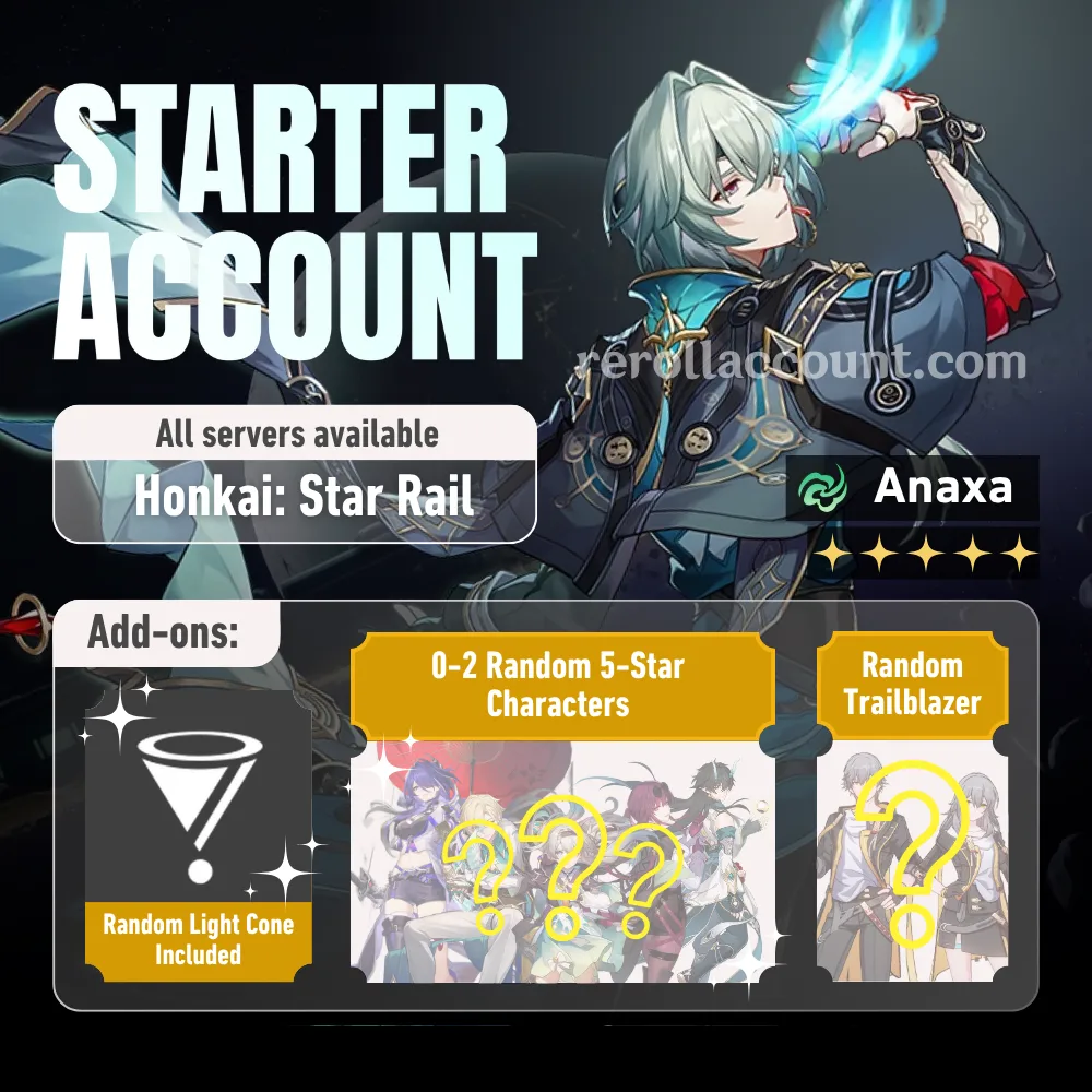 Anaxa HSR Starter Account