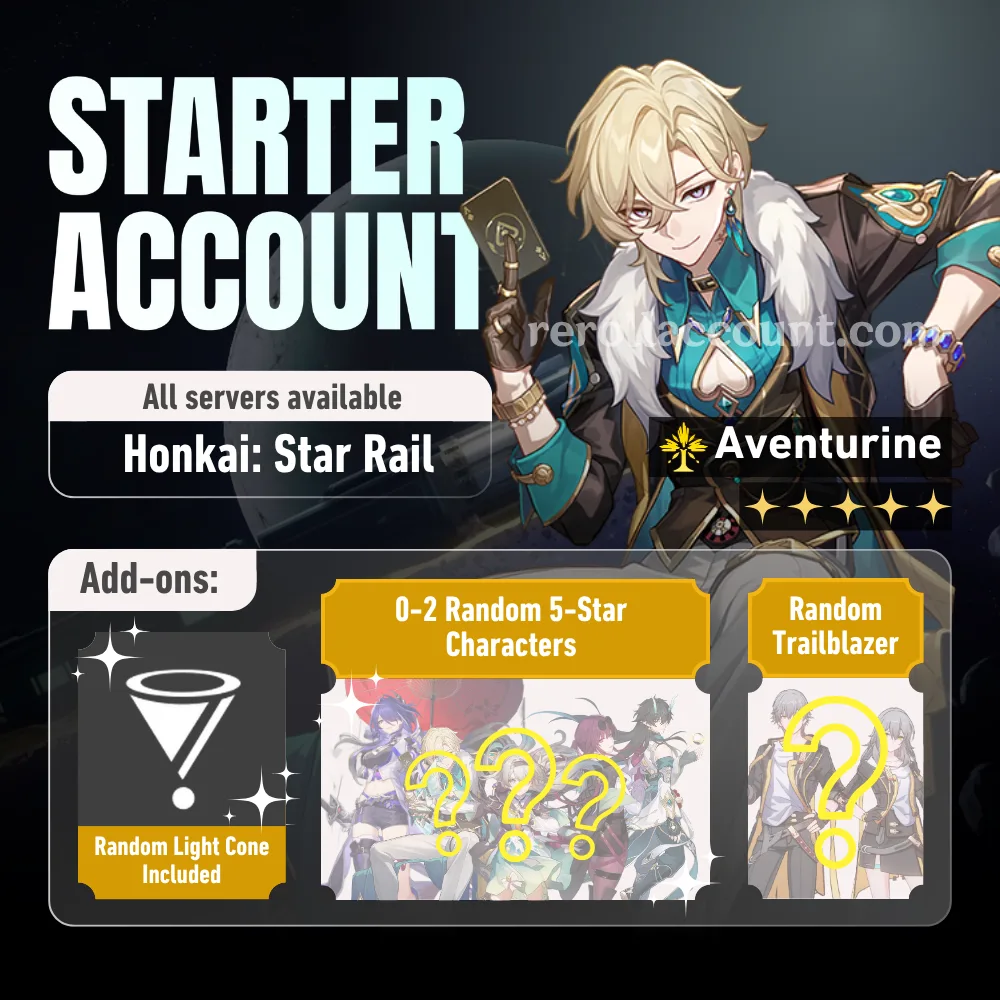Aventurine HSR Starter Account