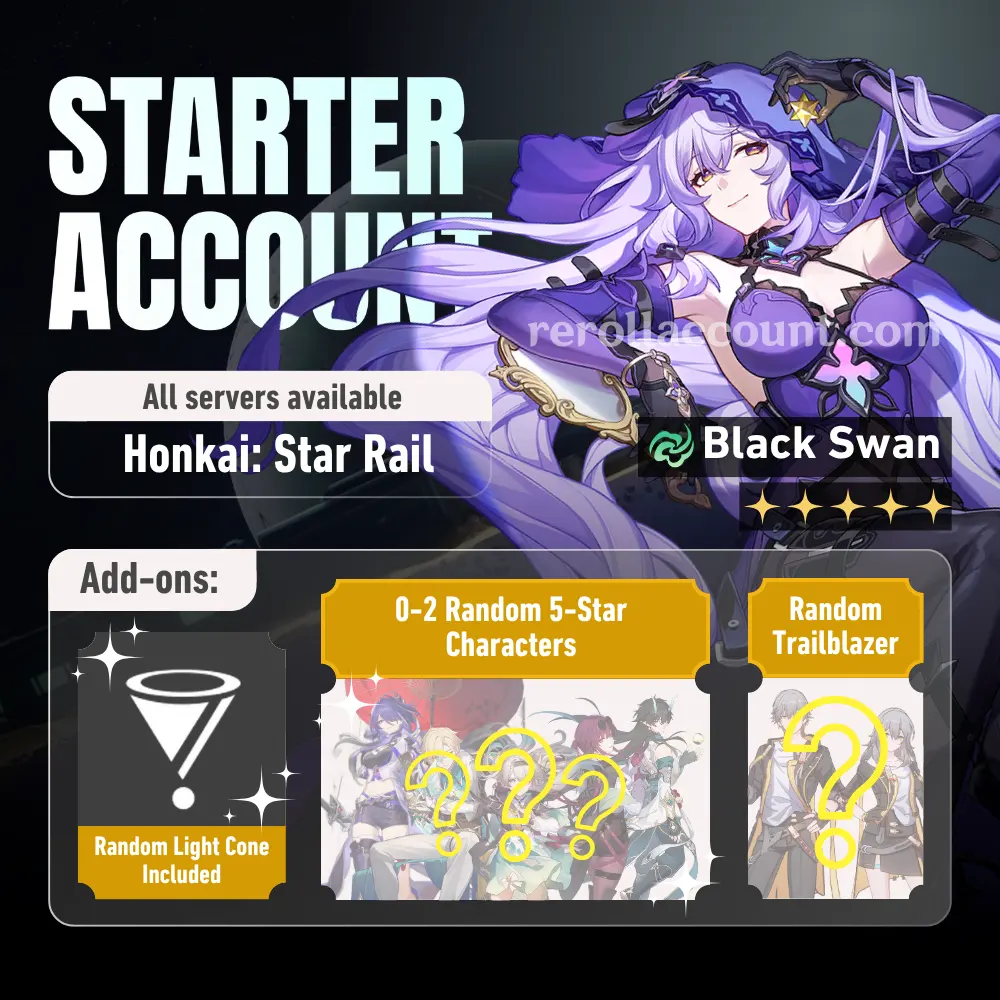 Black Swan HSR Starter Account
