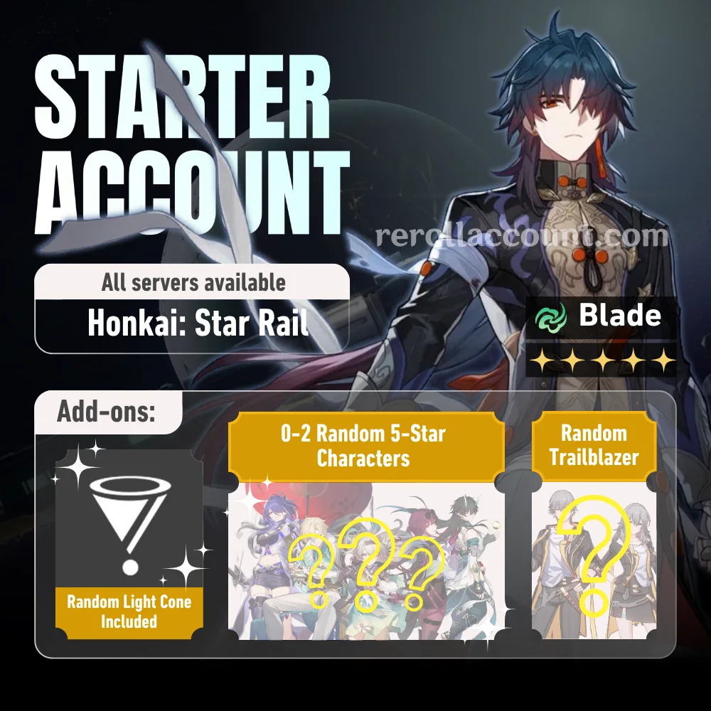 Blade HSR Starter Account