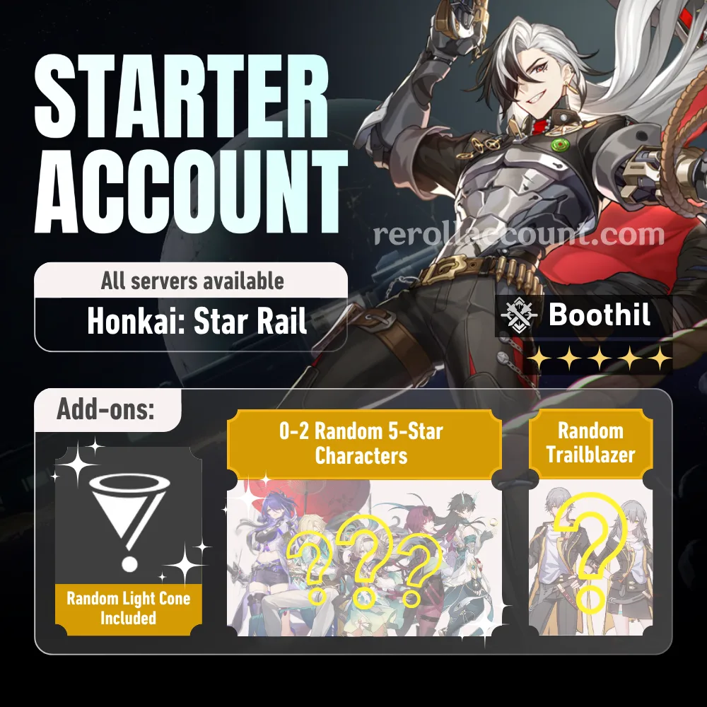 Boothill HSR Starter Account