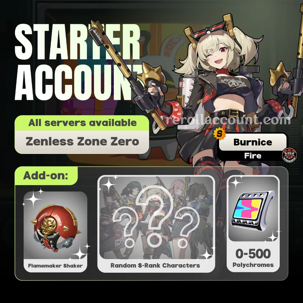 Burnice White Zenless Zone Zero Starter Account