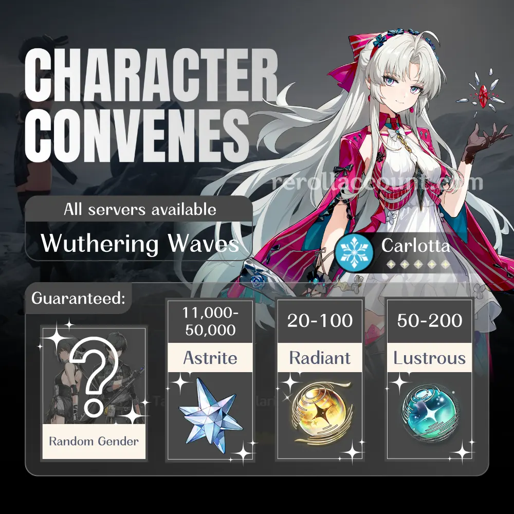 Carlotta WuWa Account: Carlotta with 50,000+ Astrite