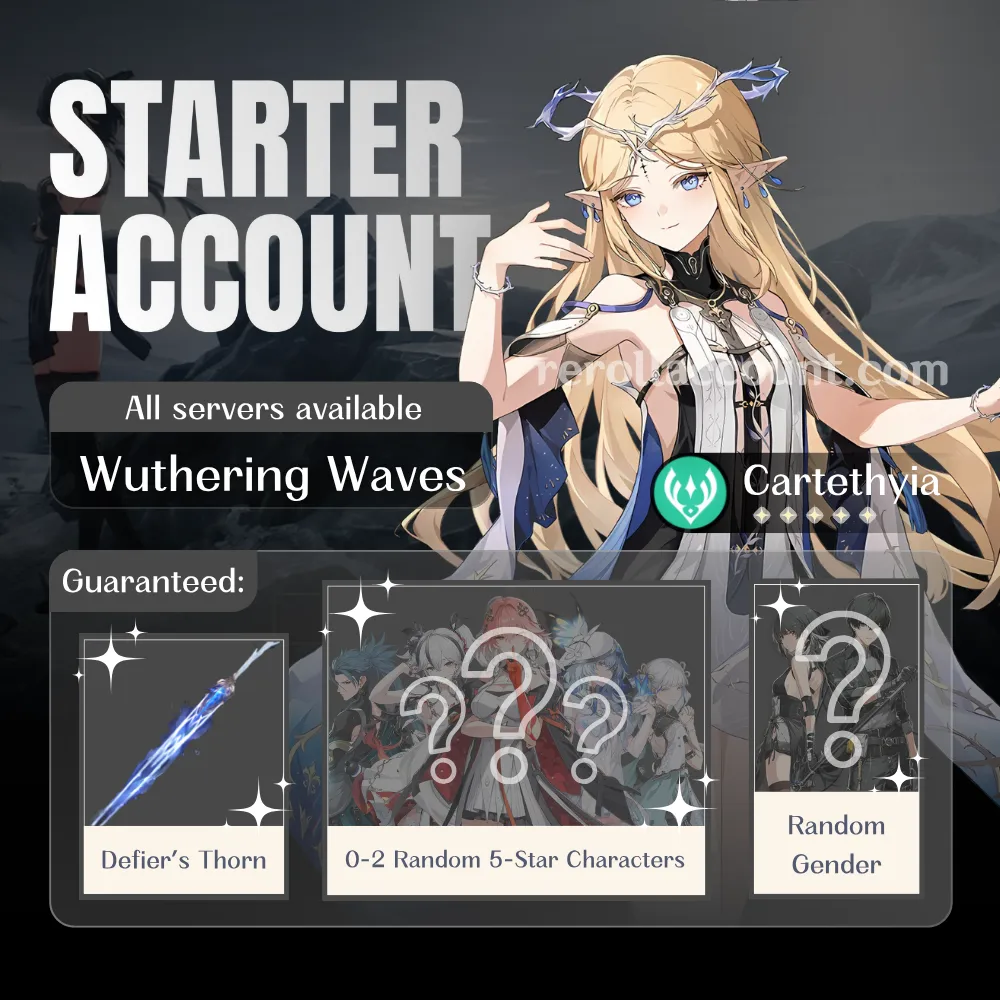 Cartethyia WuWa Starter Account