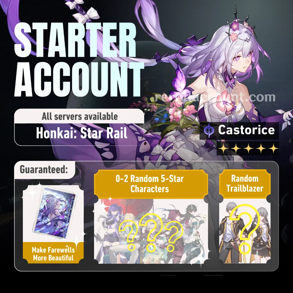 Castorice HSR Starter Account