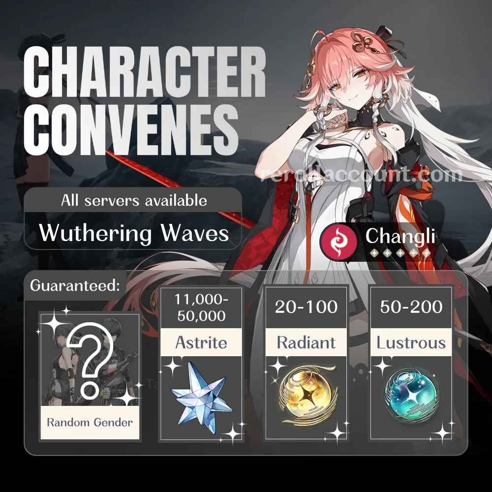 Changli WuWa Account: Changli with 50,000+ Astrite