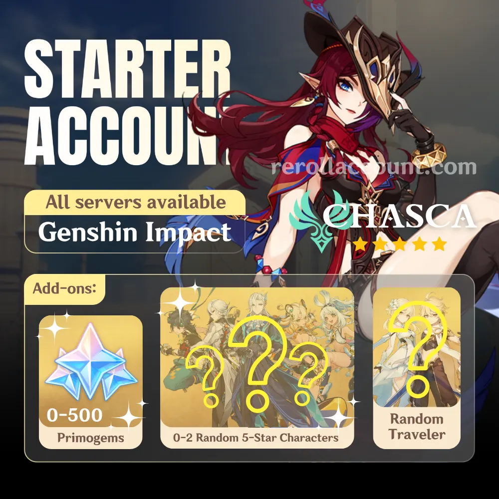 Chasca Account: Genshin Starter Account