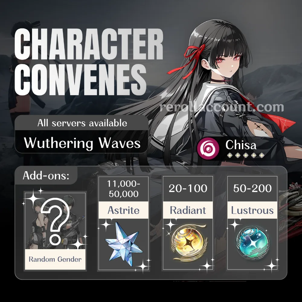 Chisa WuWa Account: Chisa with 50,000+ Astrite