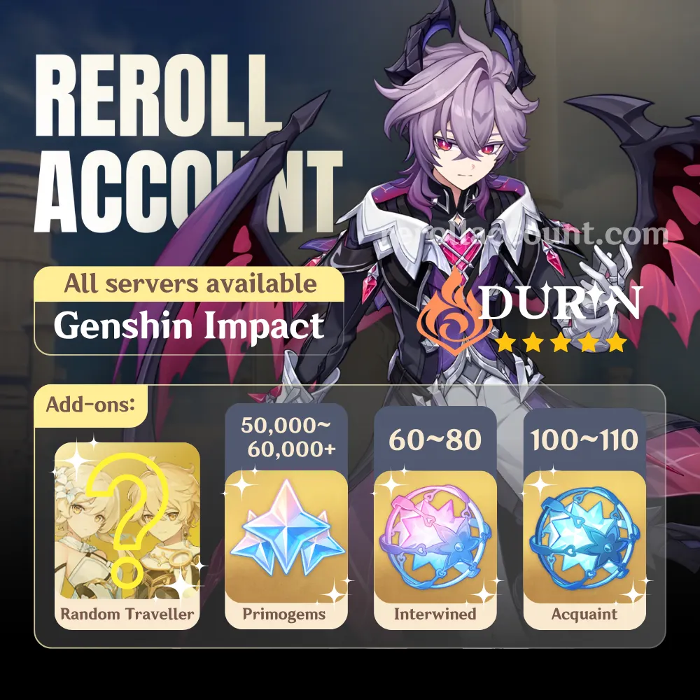 Durin Genshin Account: Durin with 48,000+ Primogems