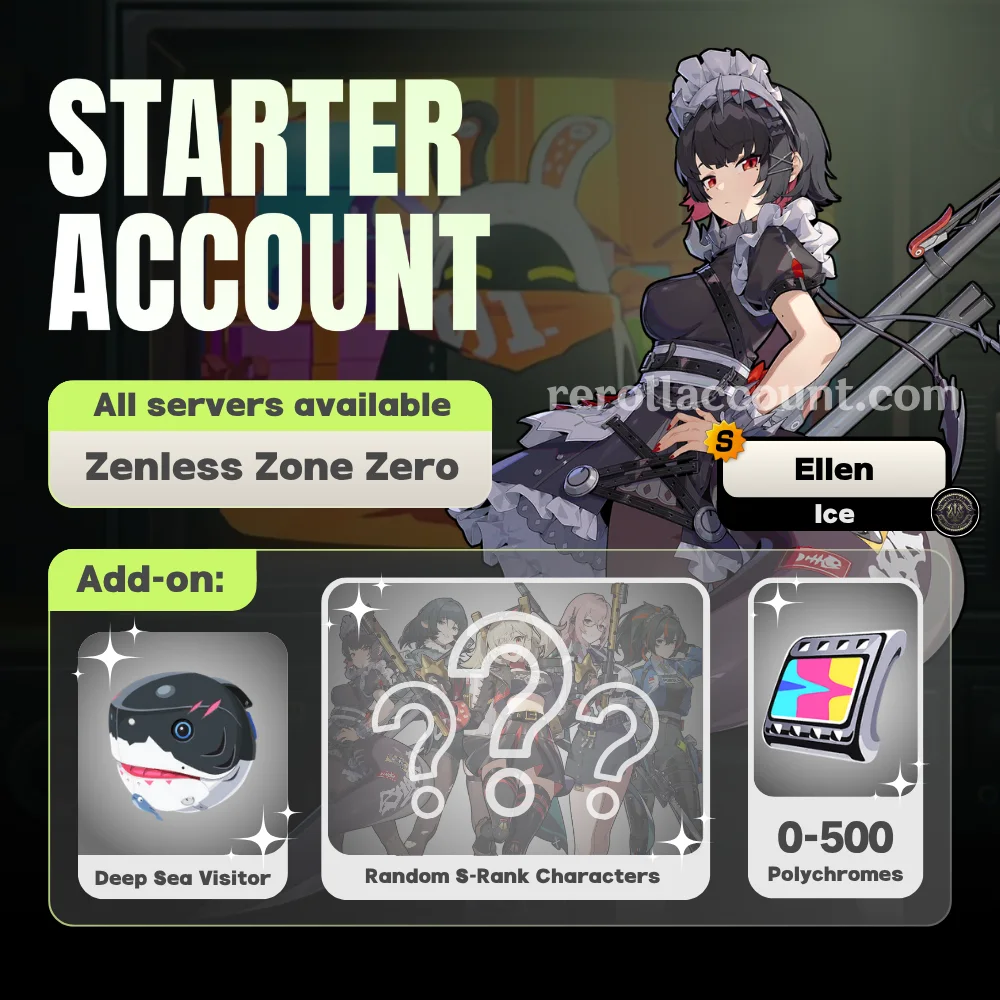 Ellen Joe Zenless Zone Zero Starter Account