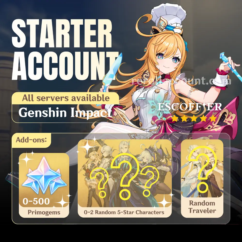Escoffier Genshin Starter Account