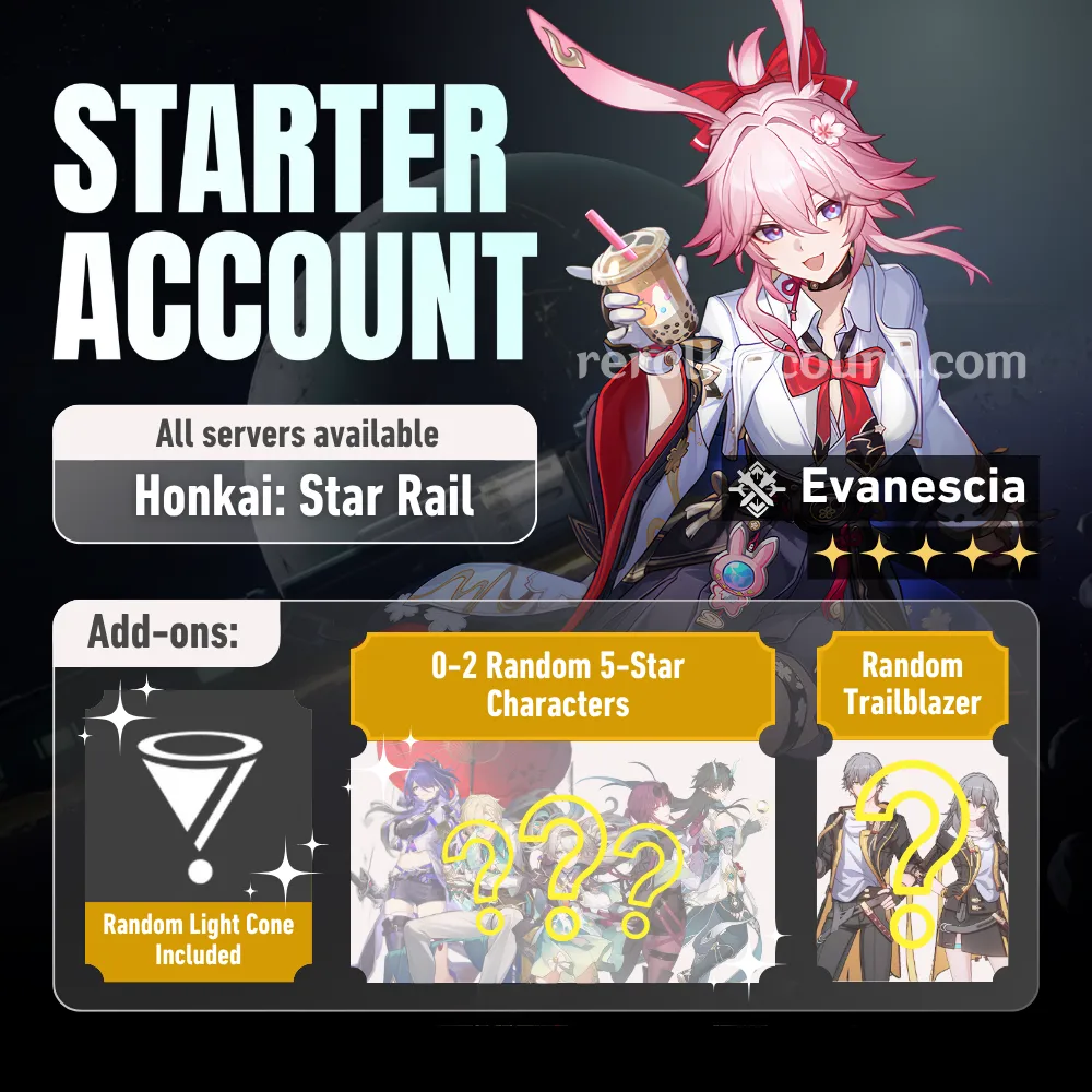 Evanescia HSR Starter Account