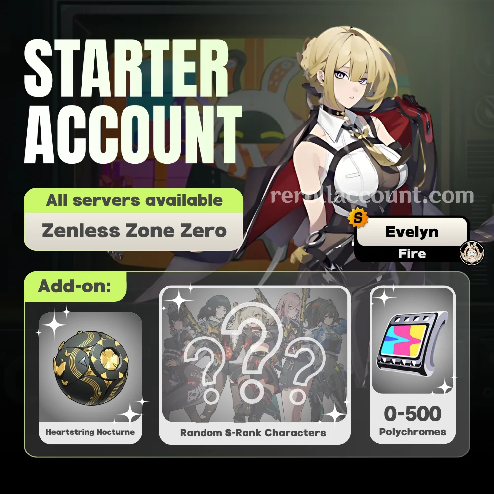 Evelyn Zenless Zone Zero Starter Account