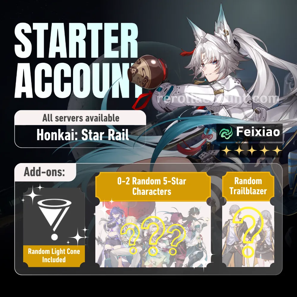 Feixiao HSR Starter Account