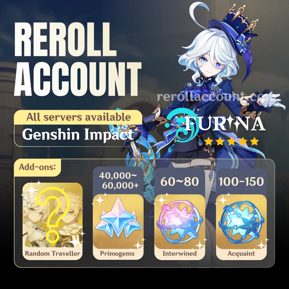 Furina Genshin Account: Furina with 48,000+ Primogems
