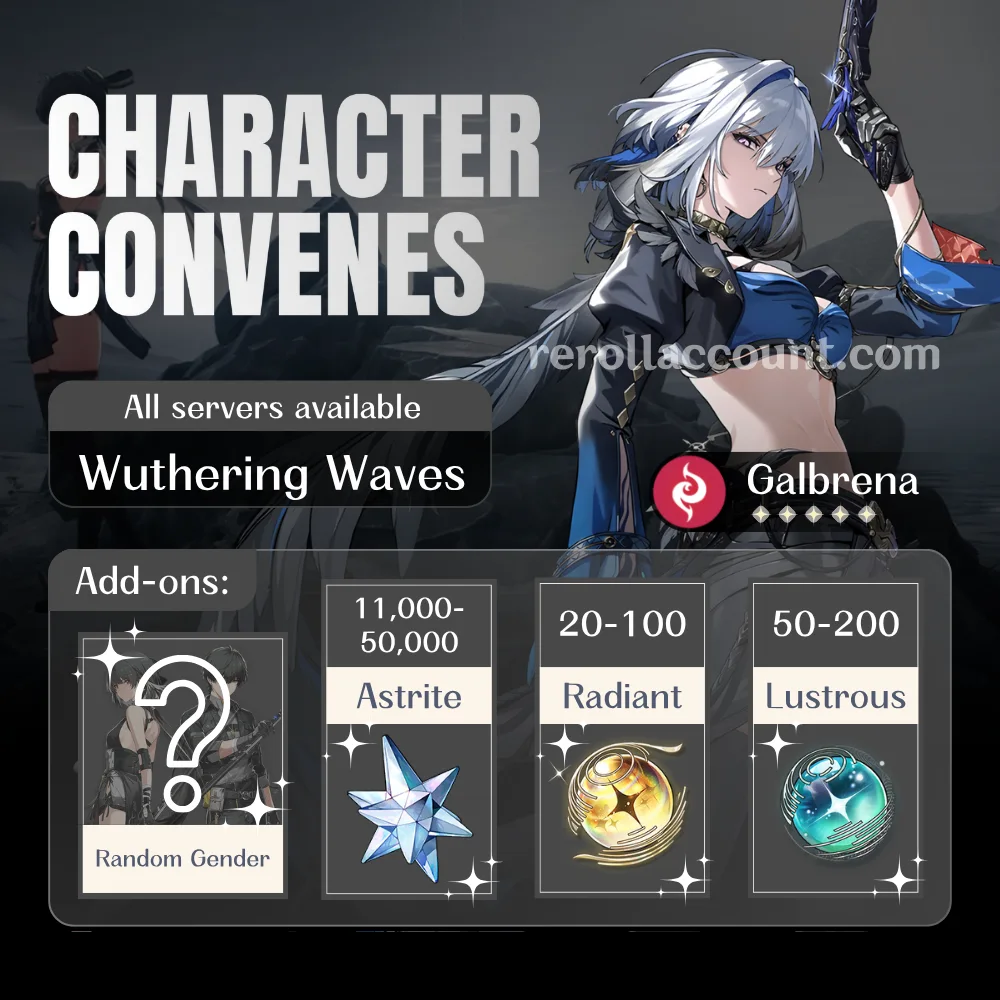 Galbrena WuWa Account: Galbrena with 50,000+ Astrite