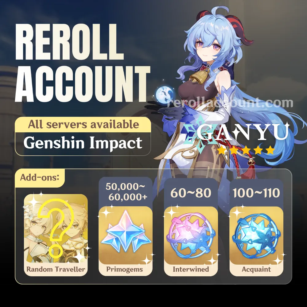Ganyu Genshin Account: Ganyu with 48,000+ Primogems