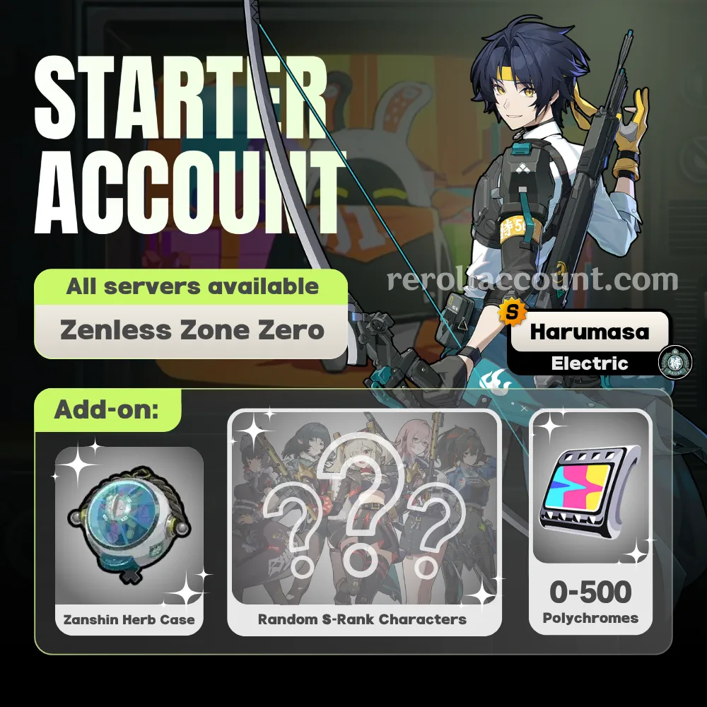 Asaba Harumasa Zenless Zone Zero Starter Account