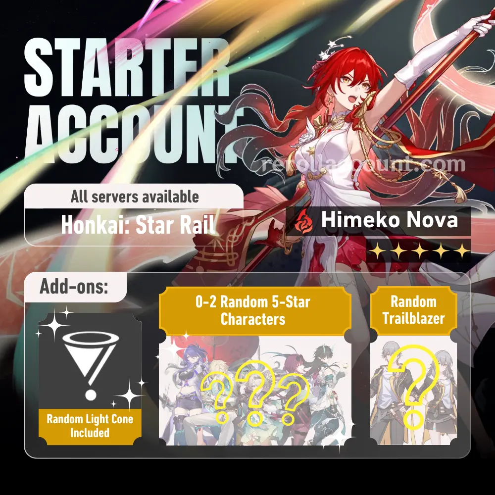 Himeko Nova HSR Starter Account