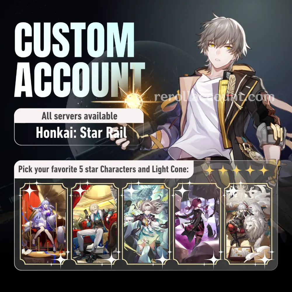 Custom HSR Account: Choose Your 5-Star Characters