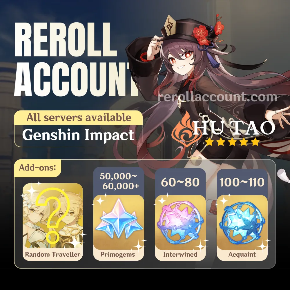 Hu Tao Genshin Account: Hu Tao with 48,000+ Primogems