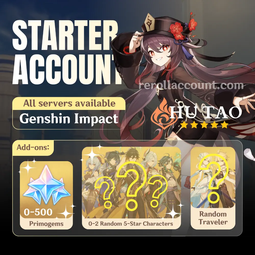 Hu Tao genshin starter account