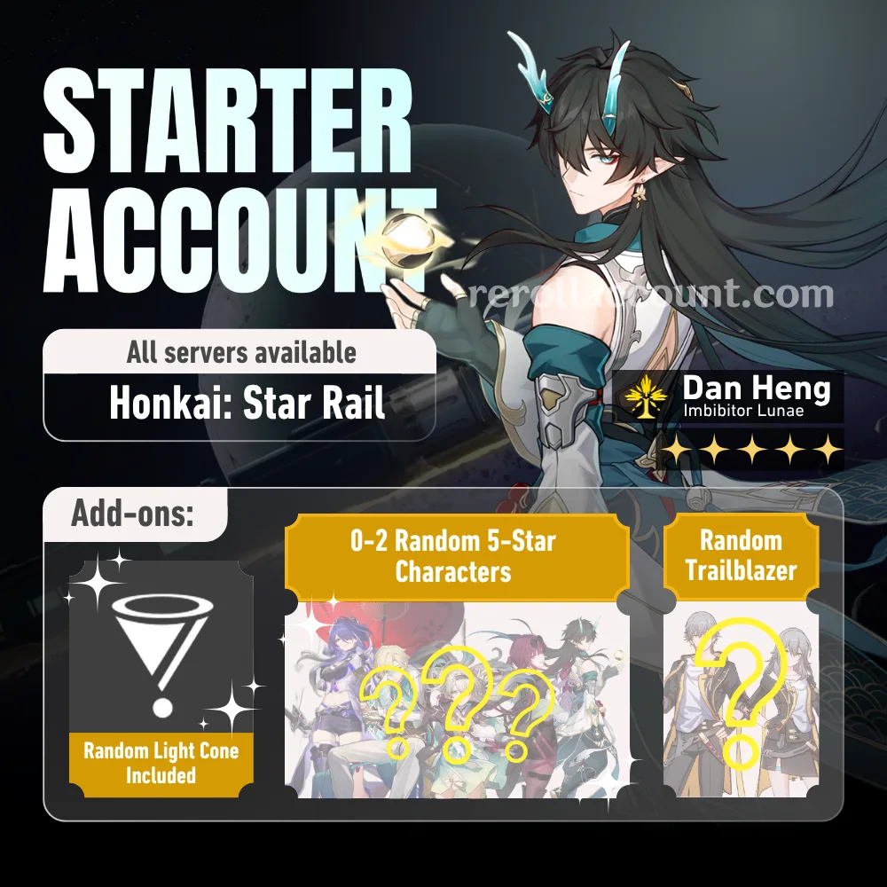 Dan Heng – Imbibitor Lunae HSR Starter Account