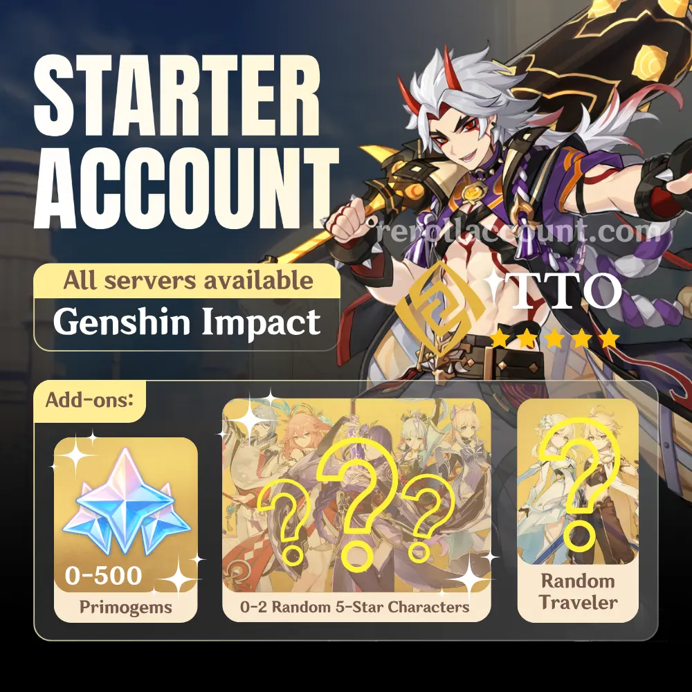 Arataki Itto Genshin Starter Account
