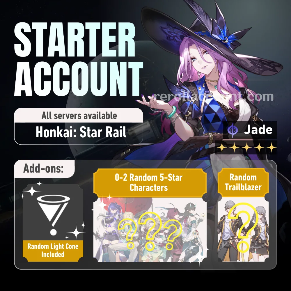 Jade HSR Starter Account