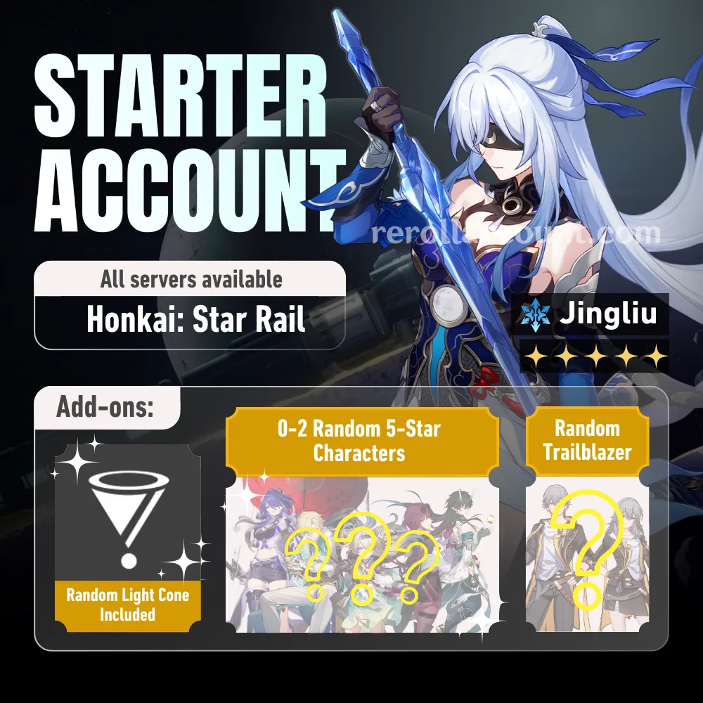 Jingliu HSR Starter Account