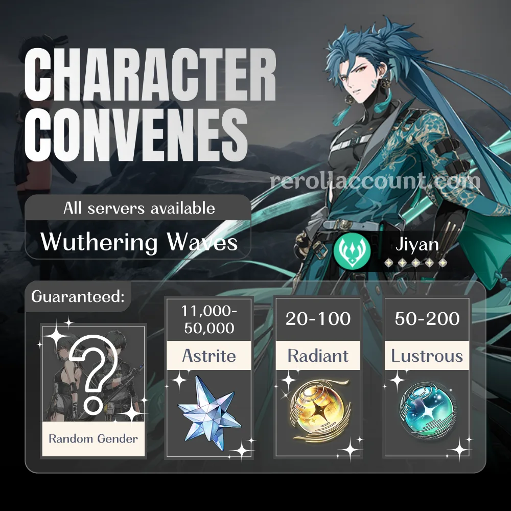 Jiyan WuWa Account: Jiyan with 50,000+ Astrite