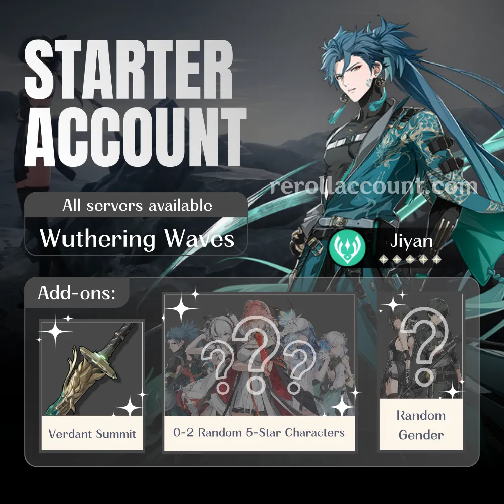 Jiyan WuWa Starter Account