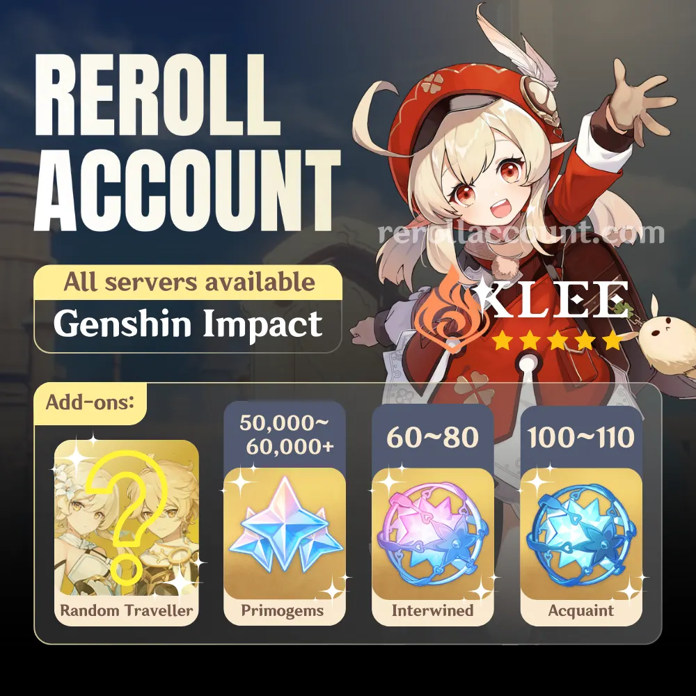 Klee Genshin Account: Klee with 48,000+ Primogems