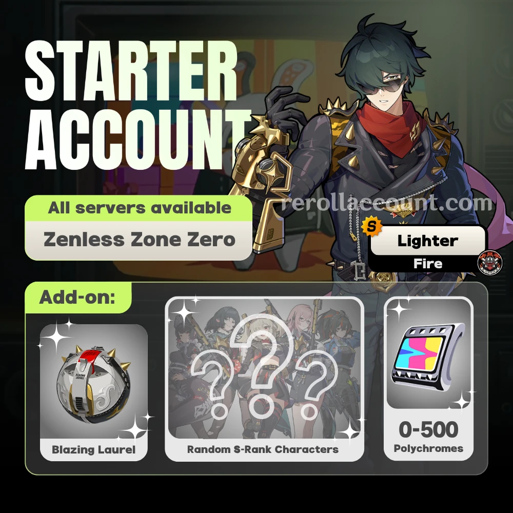 Lighter Zenless Zone Zero Starter Account