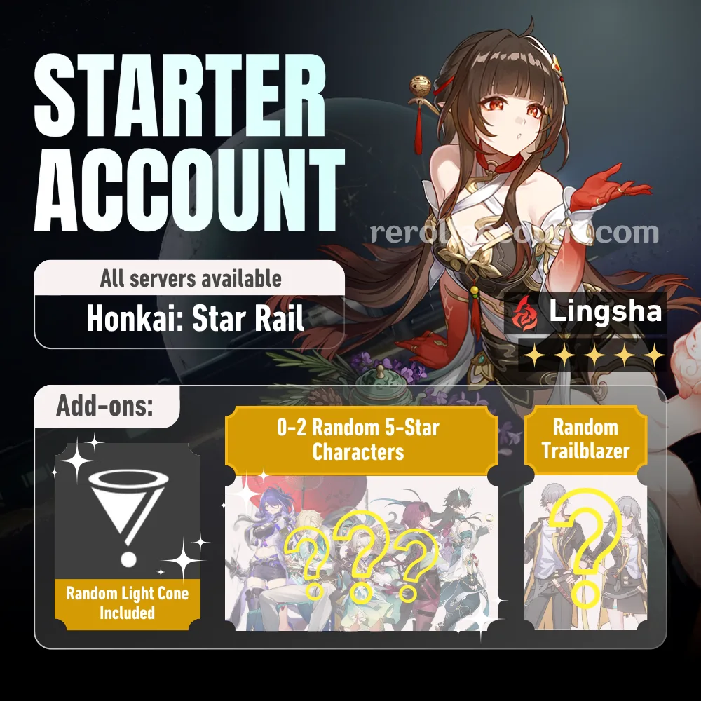 Lingsha HSR Starter Account
