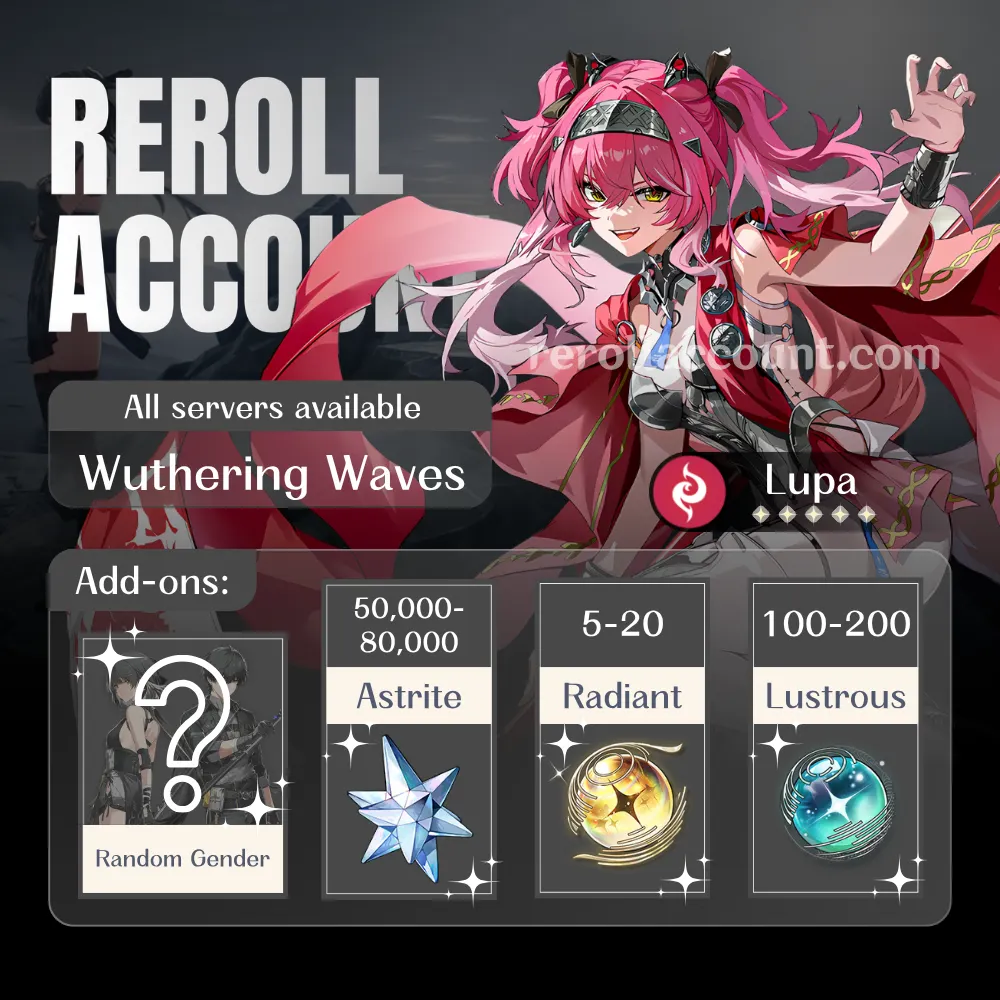 Lupa WuWa Account: Lupa with 50,000+ Astrite