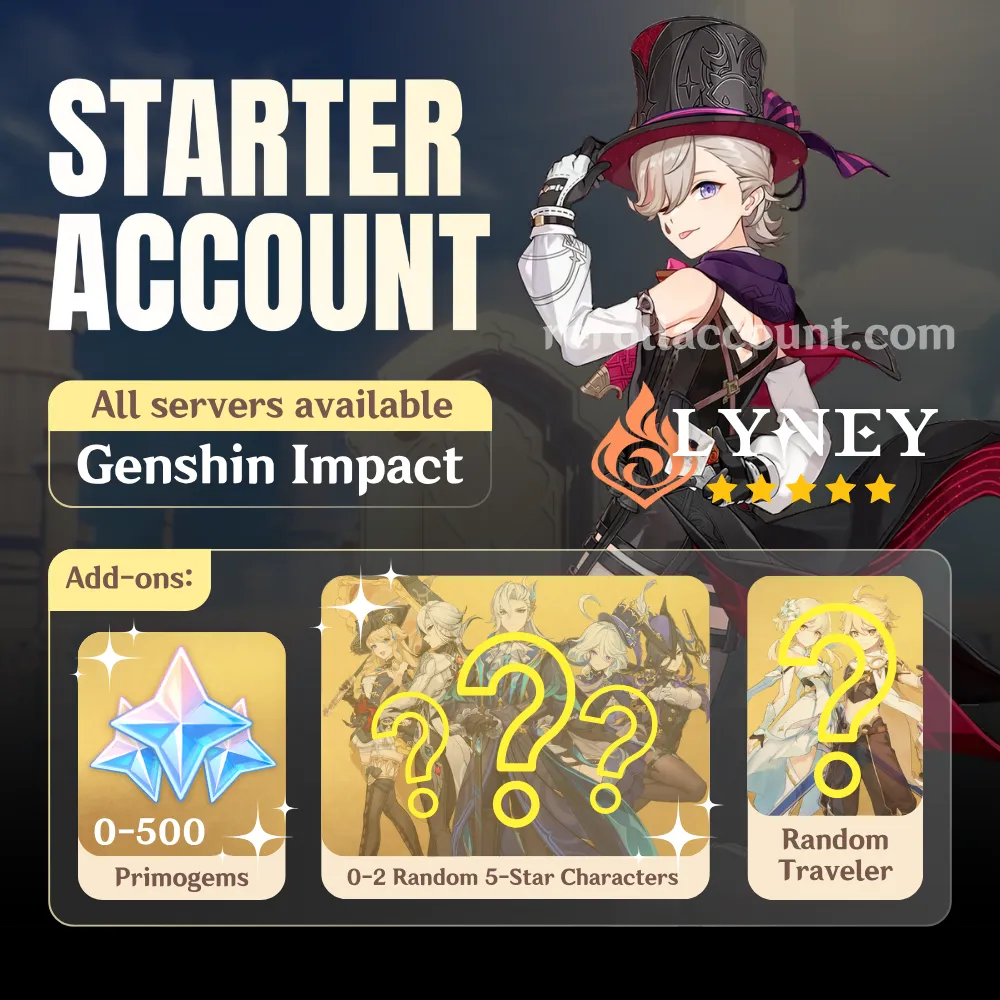 Lyney Genshin Starter Account