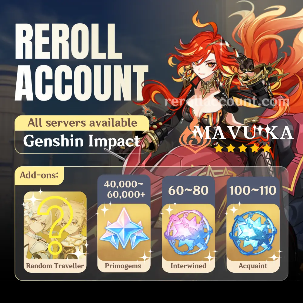 Mavuika Genshin Account: Mavuika with 48,000+ Primogems