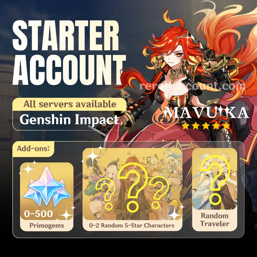 Mavuika Genshin Starter Account