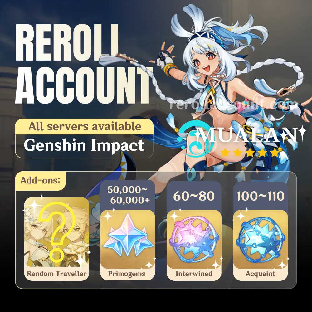 Mualani Genshin Account: Mualani with 48,000+ Primogems