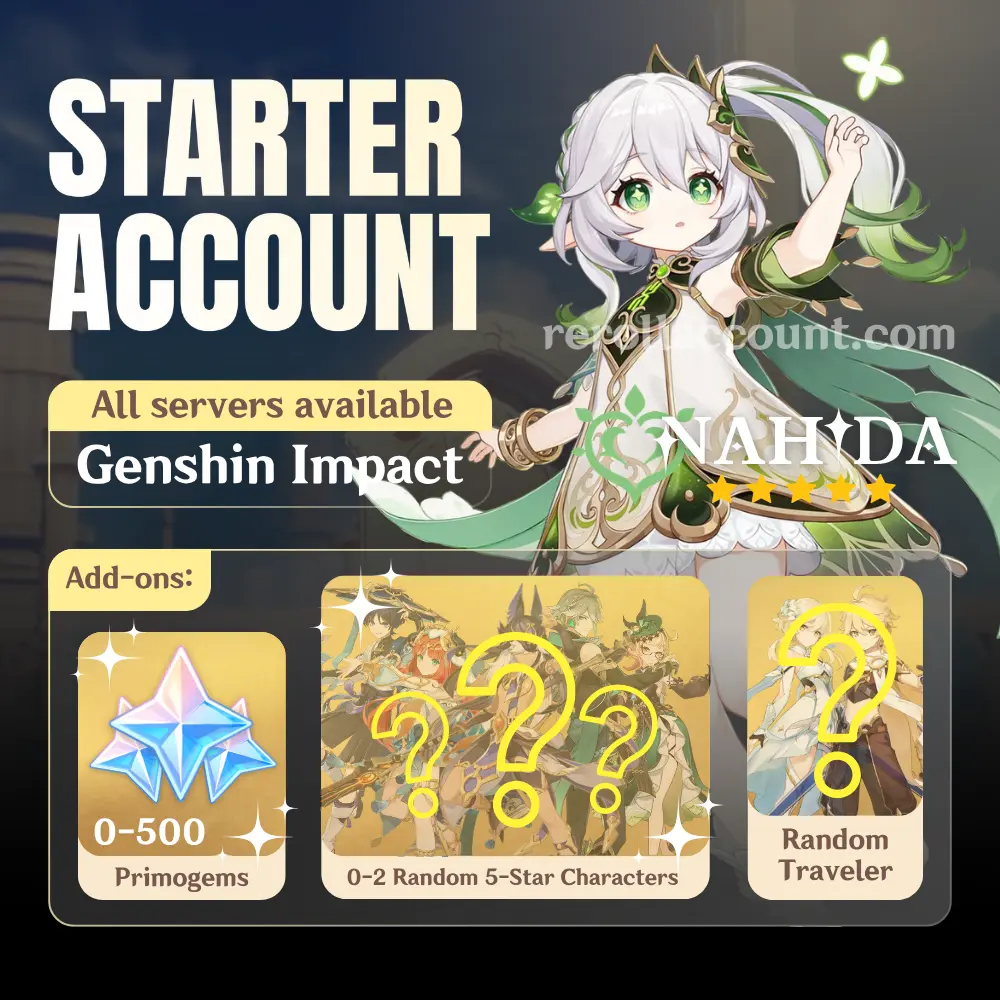 Nahida Genshin Starter Account