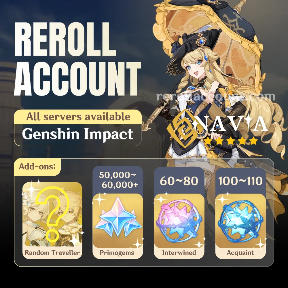 Navia Genshin Account: Navia with 48,000+ Primogems