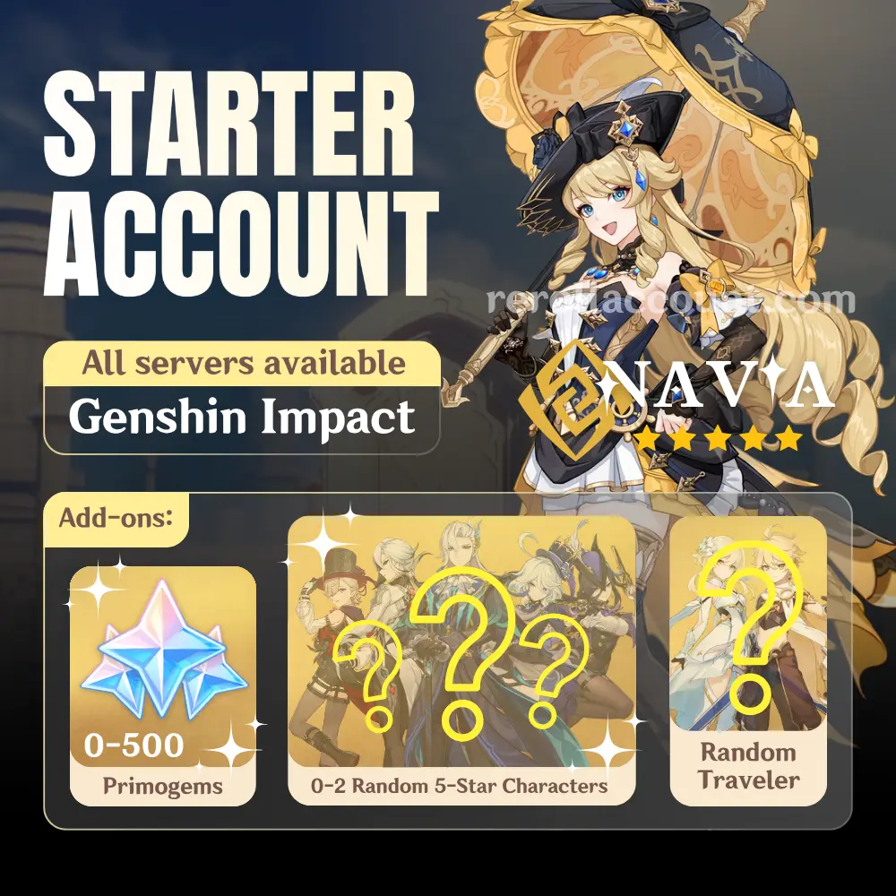 Navia Genshin Starter Account