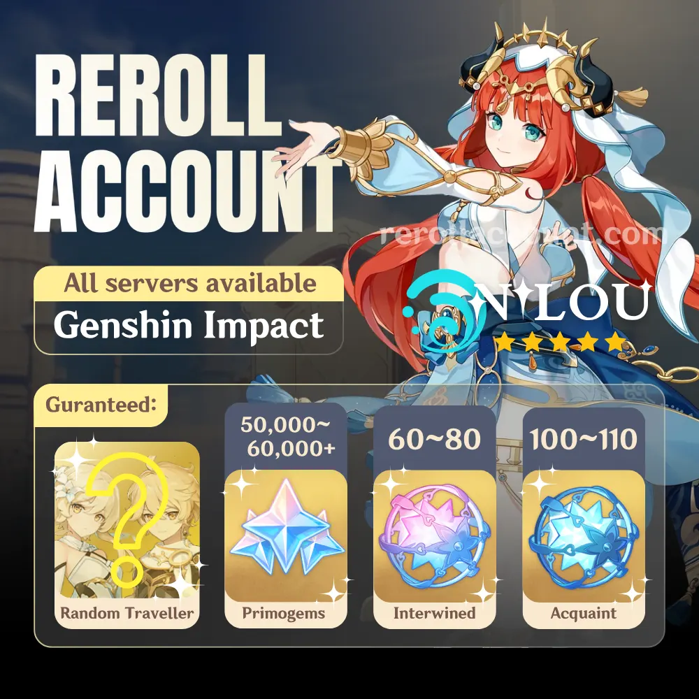 Nilou Genshin Account: Nilou with 48,000+ Primogems