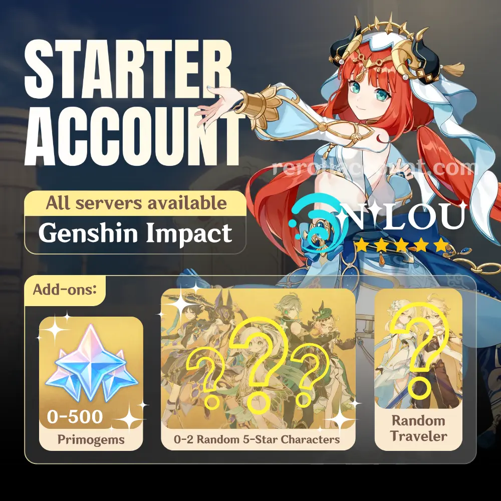 Nilou Genshin Starter Account